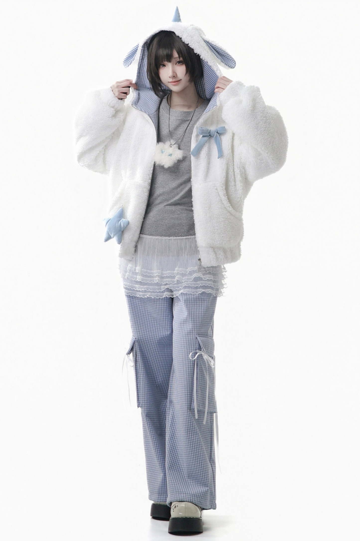 ユニコーンフロックドジャケット+トップス+パンツ