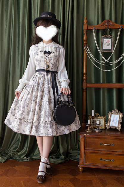 Sketch Wild Rose Elegant Lolita Jumperskirt