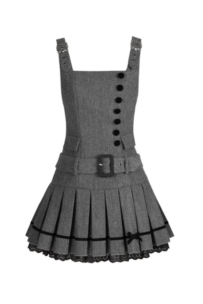 エレガントデイリーベストドレス+リボンヘアアクセサリー