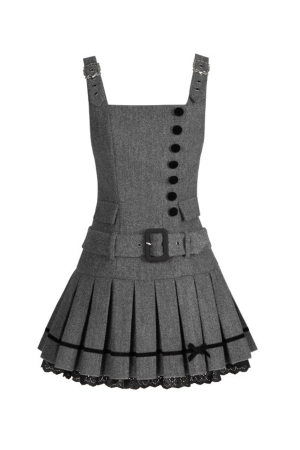 エレガントデイリーベストドレス+リボンヘアアクセサリー