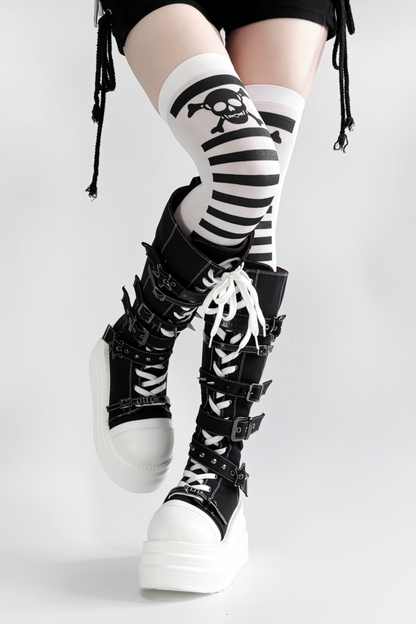 Y2K Punk Platform Boots