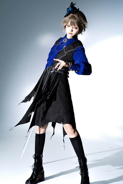 ムーンリットナイトシャツ+ベスト+ショートパンツ