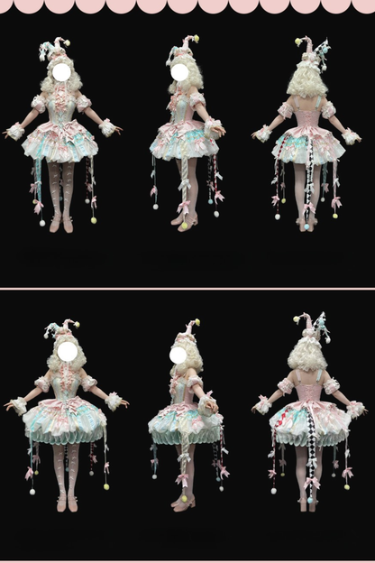 【12月26日予約締切】サーカスシリーズファンフェアキャンディカラーロリータピエロドレス＋フルセットA/B