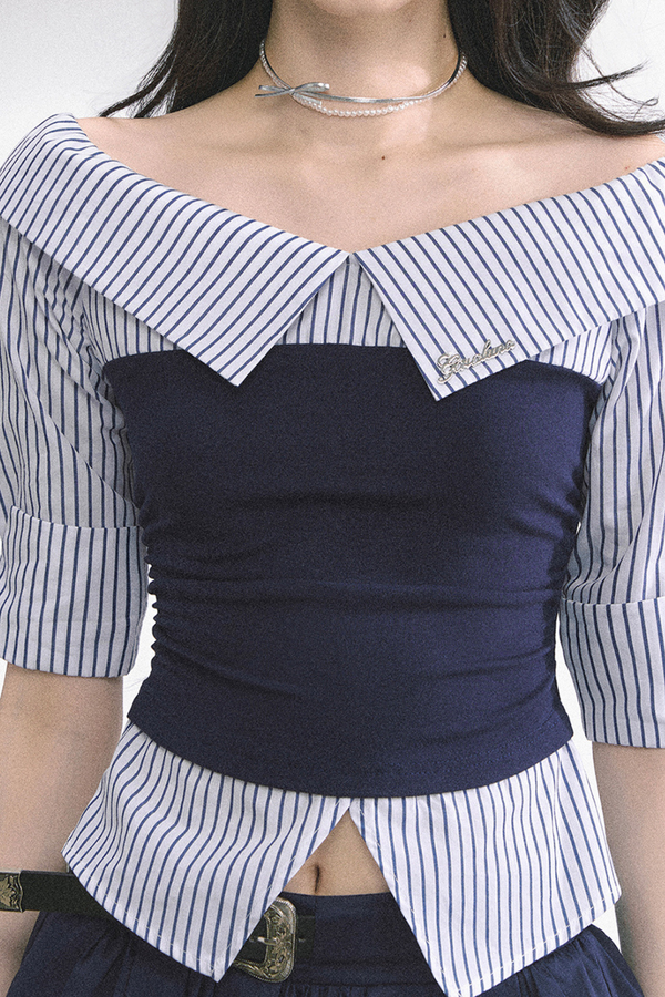 French American Stripe Tops