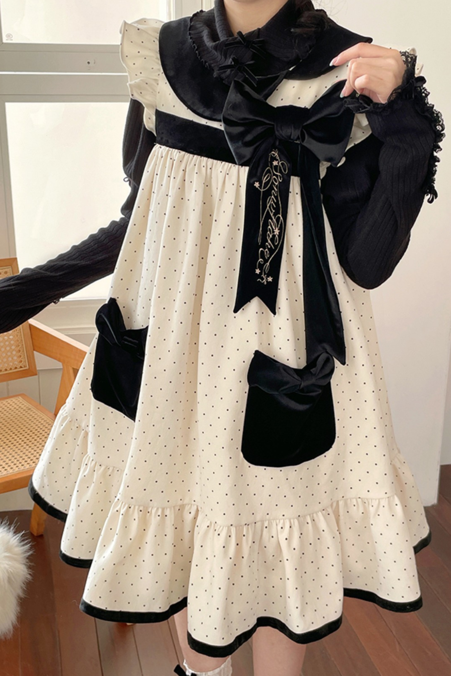 エーデルワイスフライスリーブドレス