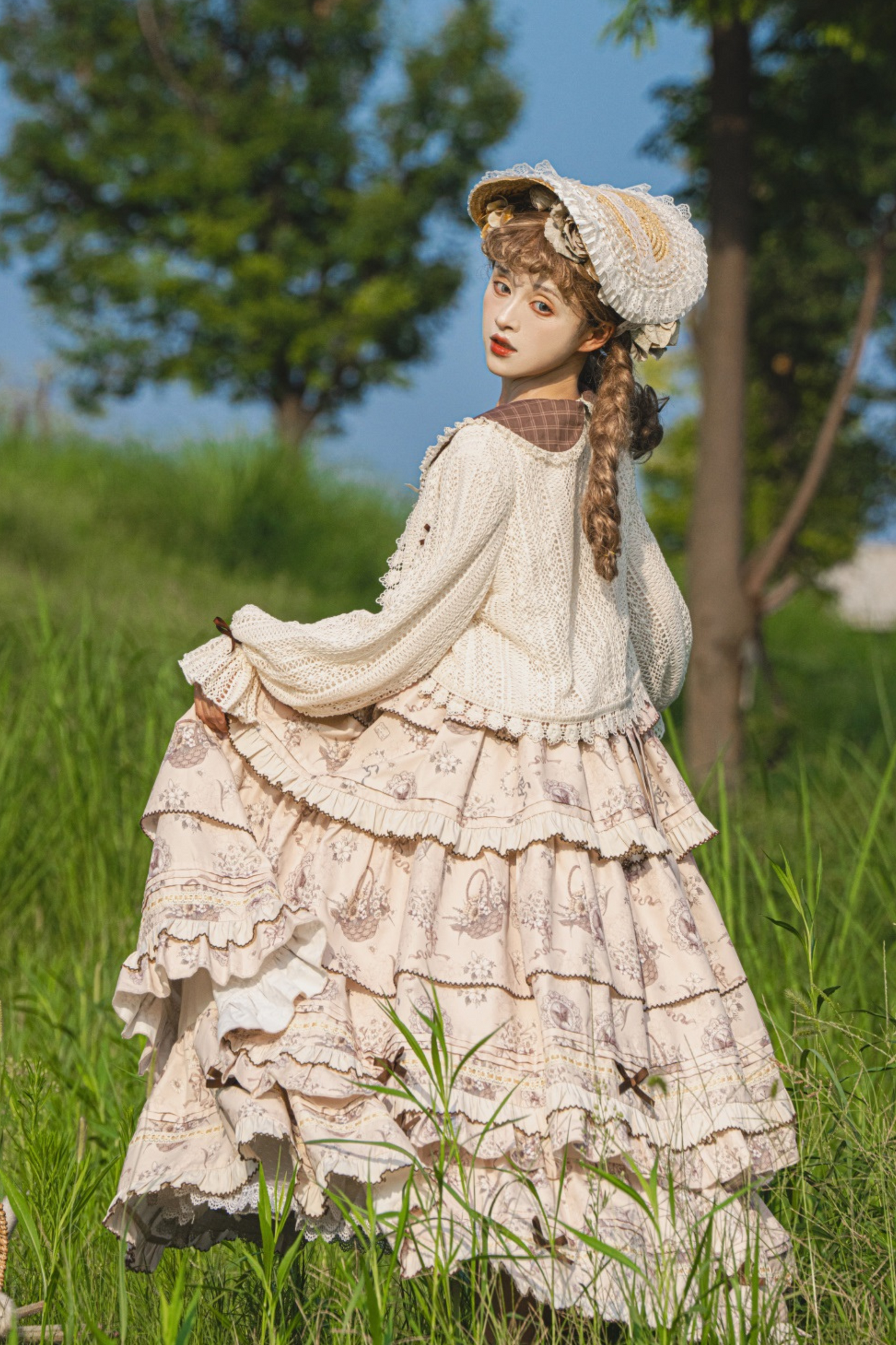 ブニングタイムエレガントロリータドレス+ドールカーディガン