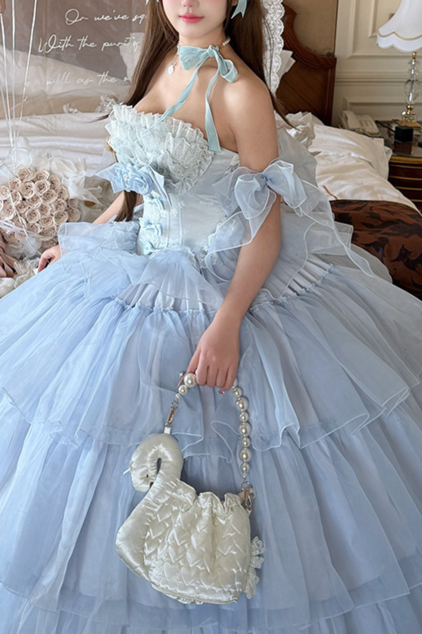 [Vorbestellung bis 30. März]Moose-Liebeslied-Hochzeitskleid + Ärmel