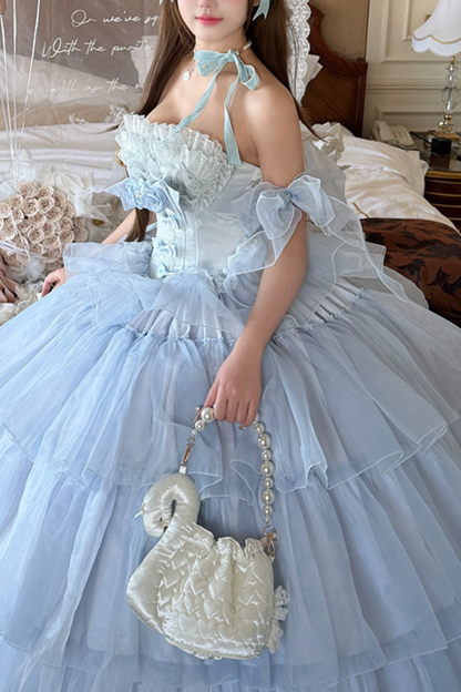 [Vorbestellung bis 30. März]Moose-Liebeslied-Hochzeitskleid + Ärmel