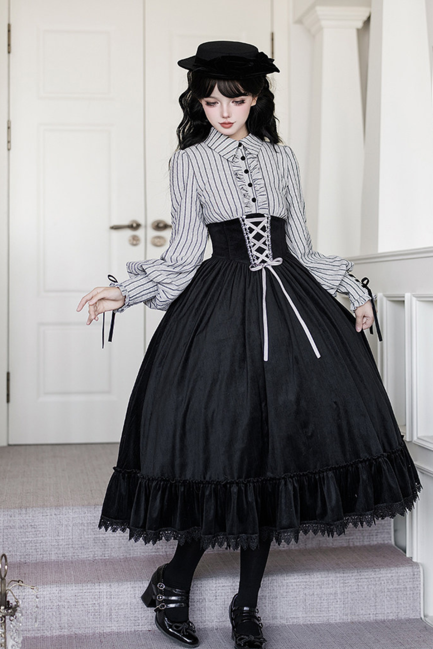 Fishtail Dress + Flare Dress + Hat + Hairband