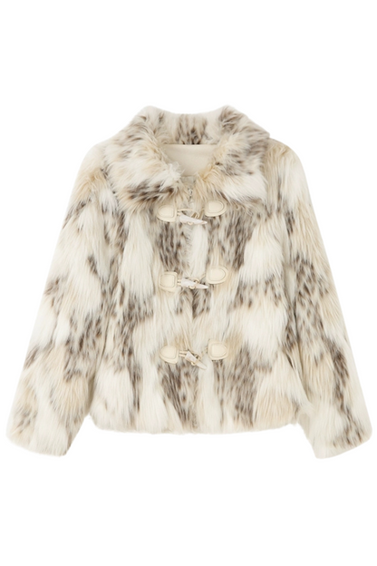 Leopard Fur Design Coat