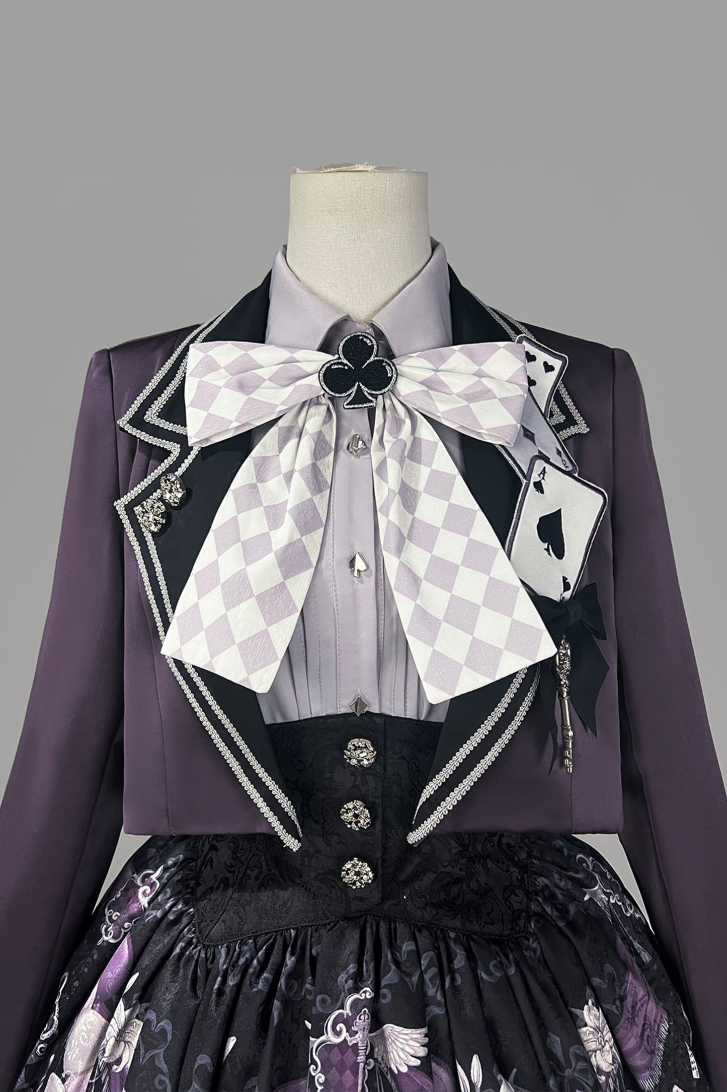 ナイトアリスマジックシアターロリータスカート+シャツ+ショートジャケット