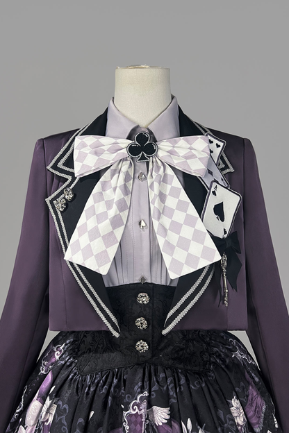 ナイトアリスマジックシアターロリータスカート+シャツ+ショートジャケット