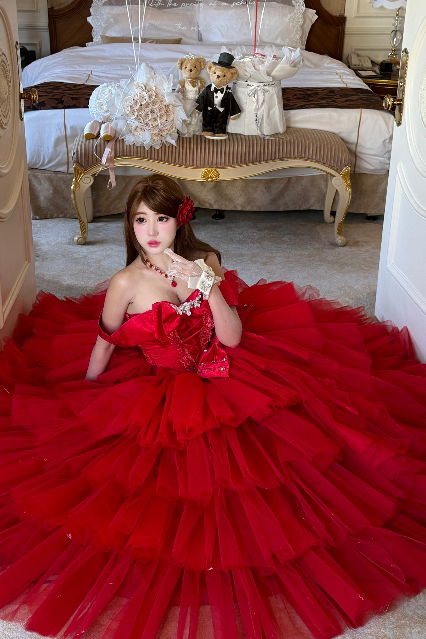 [3월 31일 예약마감] 엘레강스 퍼피 이터널 롱 스커트 + 리본 테일