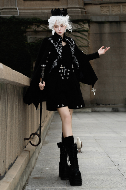 エターナルナイトゴシックケープ+トップス+パンツ