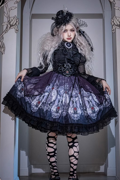 [Reservation Product] Gothic Girl Design Maria Sword Lolita Dress Set