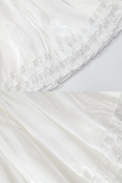 Heavy Shatindal Cami Sole Dress + Lace Asymmetrical Shawl