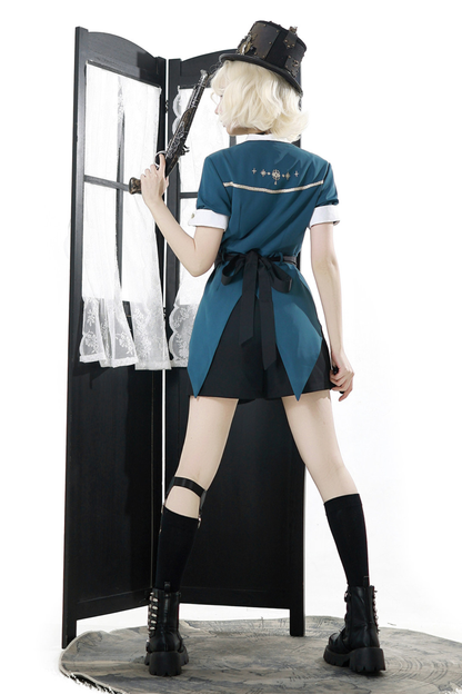 Steampunk Lolita Top + Shorts