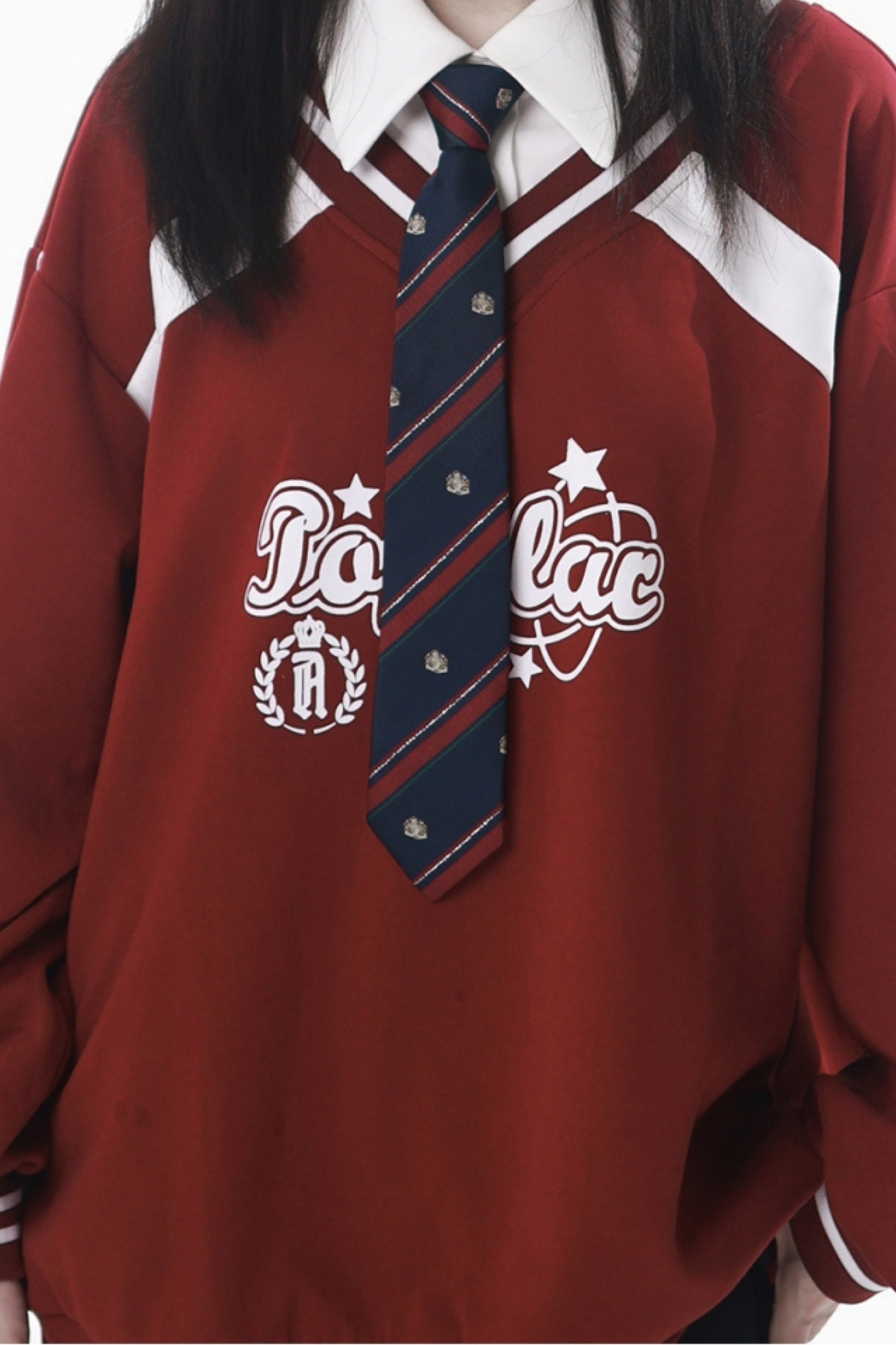 American College Sweatshirt + Tie + Pants + Skirt