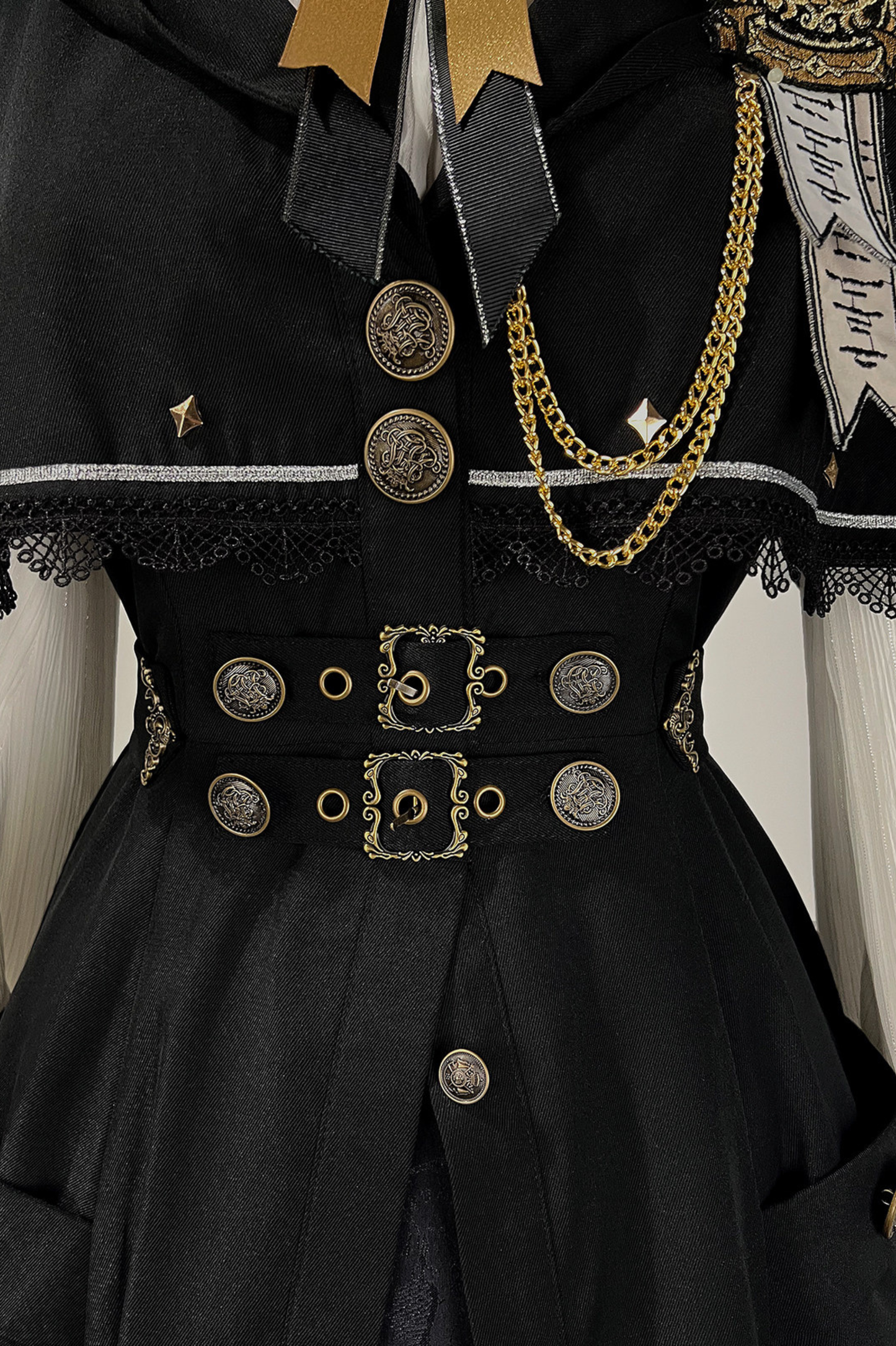 ドラゴンアリアロリータケープコート+トップス+スカート