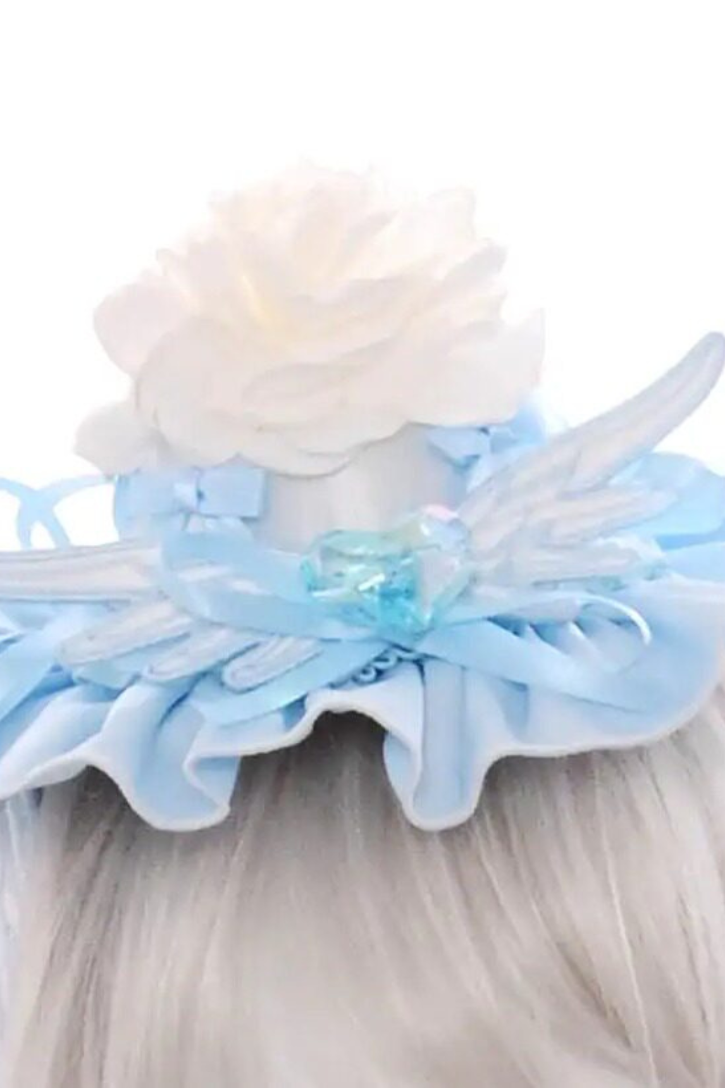 水色天使系列上衣+裙子+衬衫领+袖子+帽子+夹子