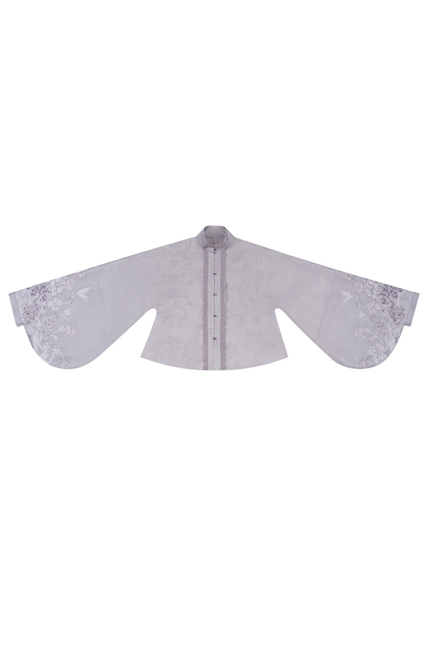 チャイナスタンドカラージャケット+サスペンダードレス+ヘアバンド