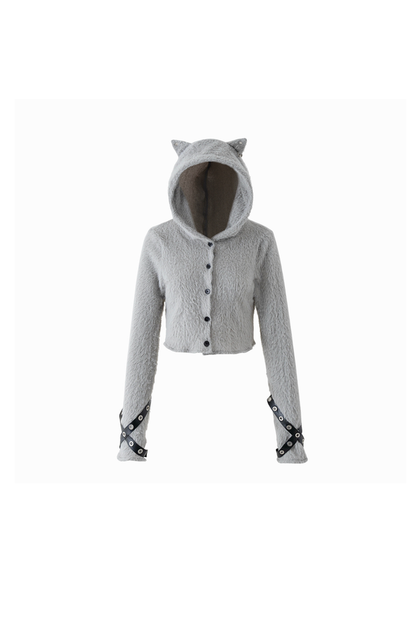 Cat Ear Hooded Top + Culottes