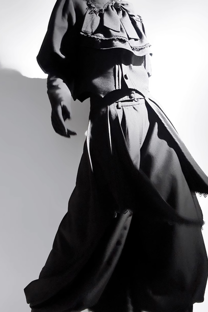 レトロゴシックロリータジャケット+パンツ