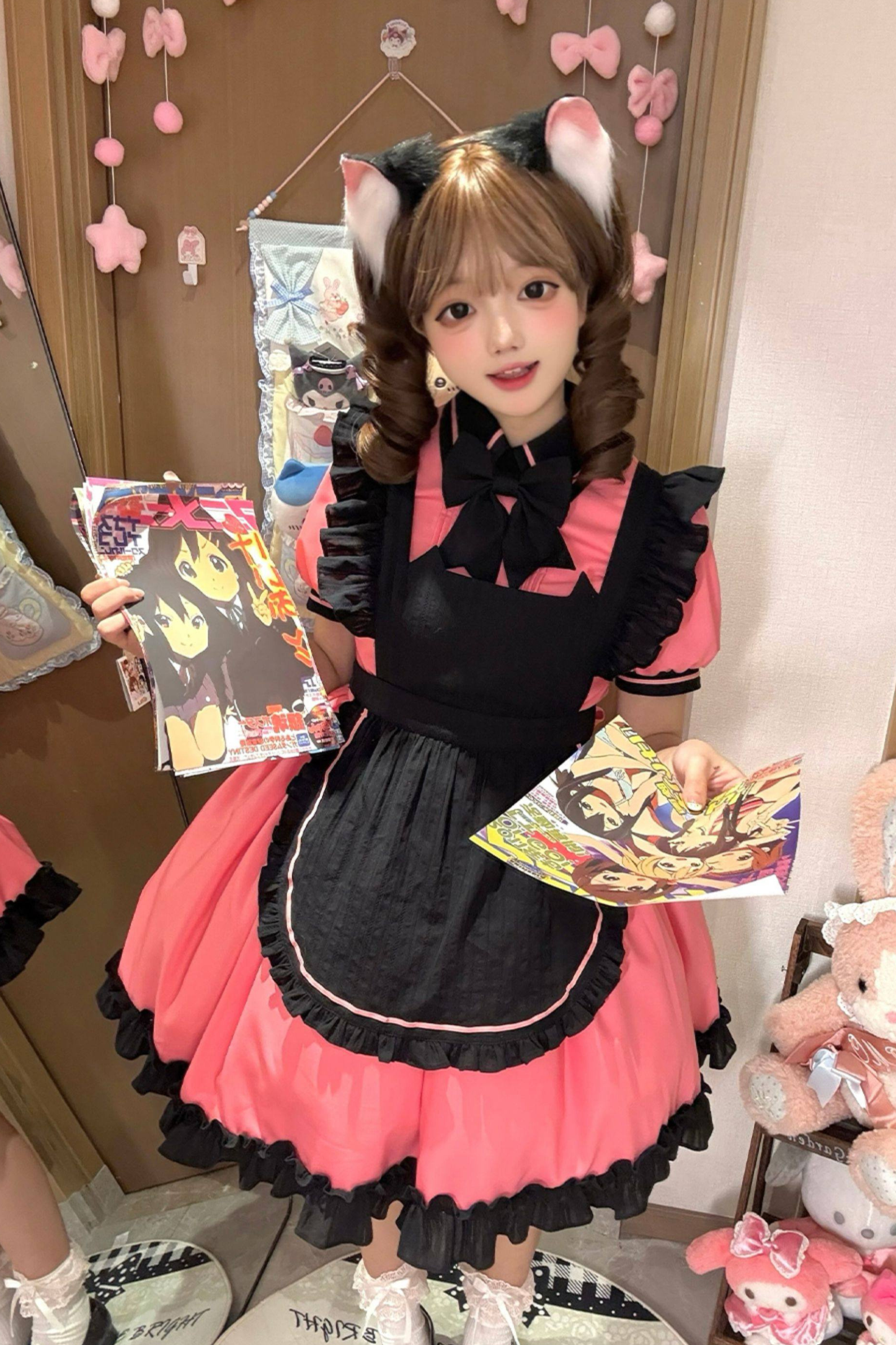 Mint Blackberry Lolita Dress + Apron + Tie