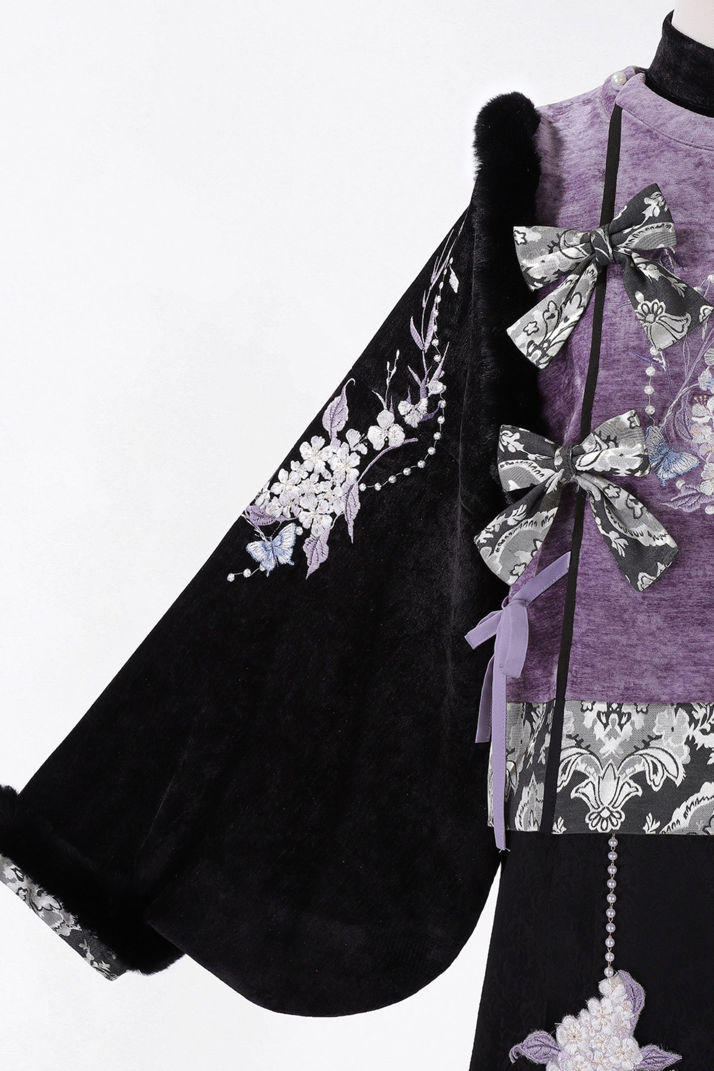 Dark Knight China Top + Vest + Skirt