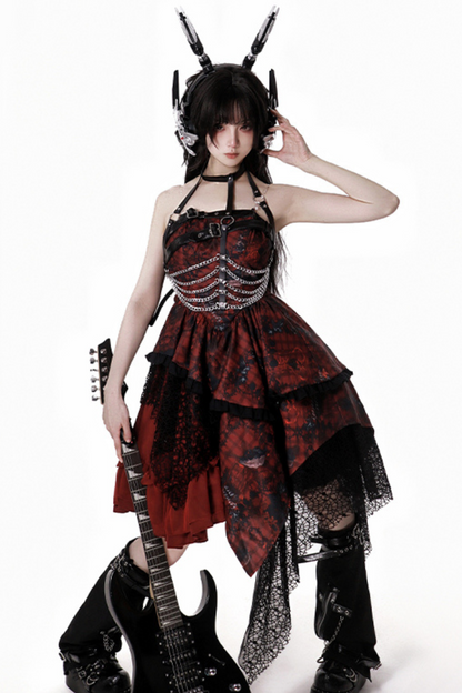 サブカルチャーダークゴシックハンサムセットアップ