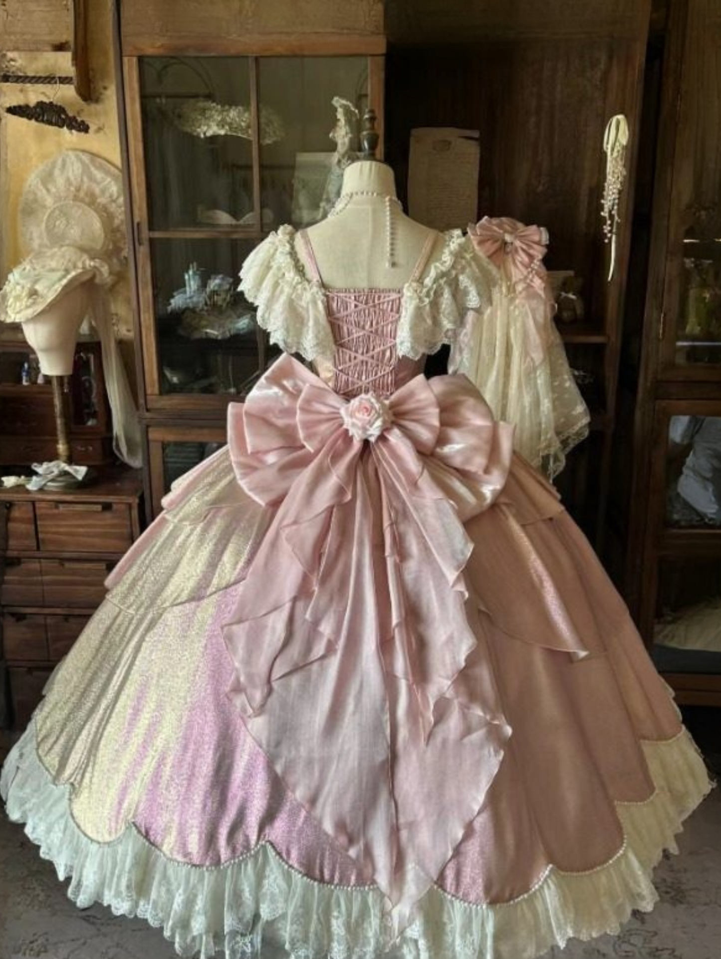 【2月5日予約締切】ロマンティックローズエレガントプリンセスドレスコンプリートセット