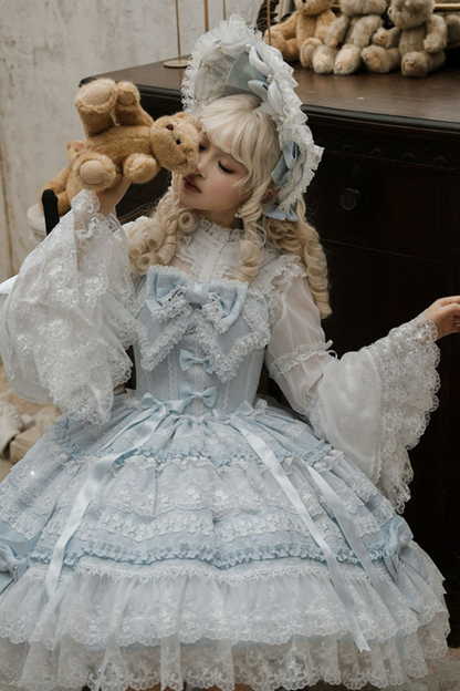 Nice Heartbeat Lolita Dress + Cape + Hat