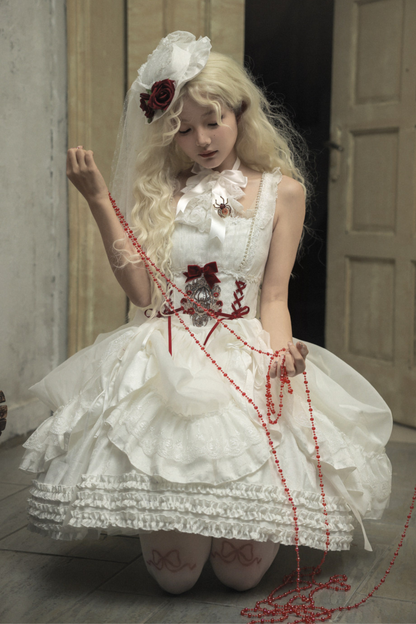 Moon River Gothic Skirt + Cape + Top + Bow