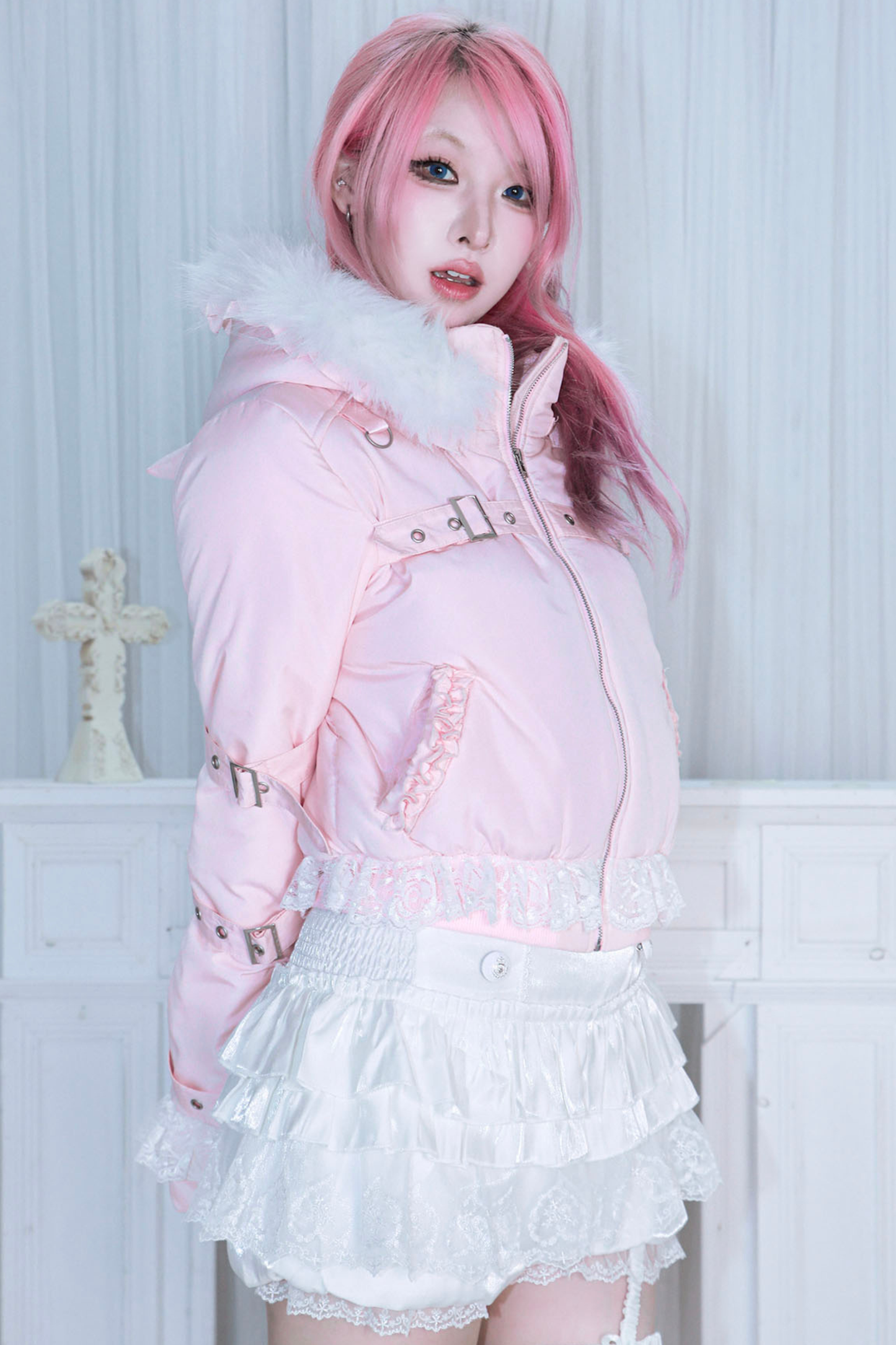 バックルストラップパンクアウター