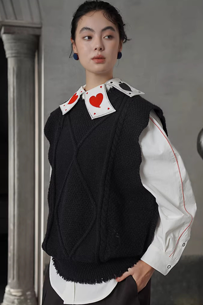 トランプファンタジーカラーブラウス