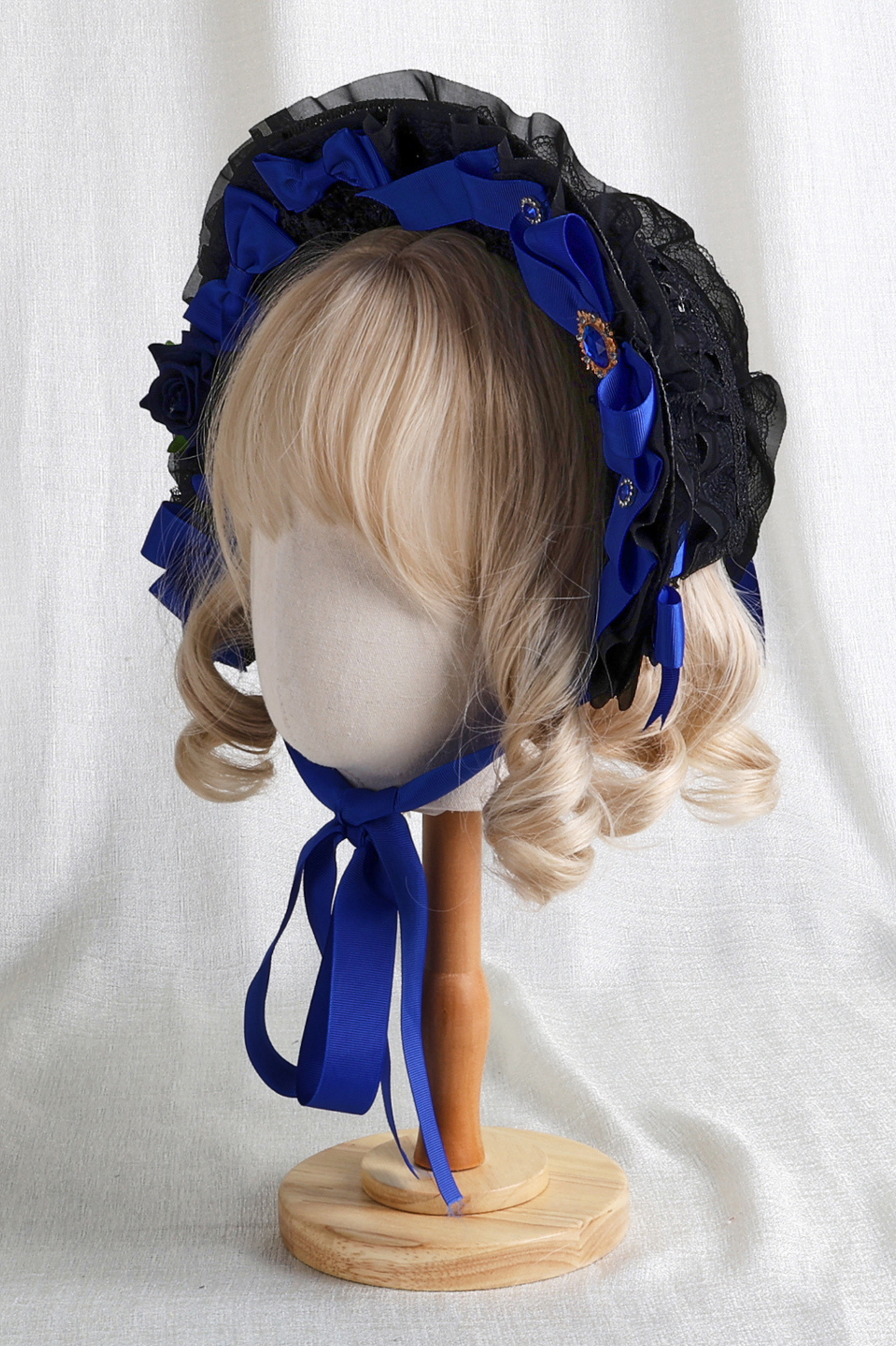 リボンゴシックロリータボンネット