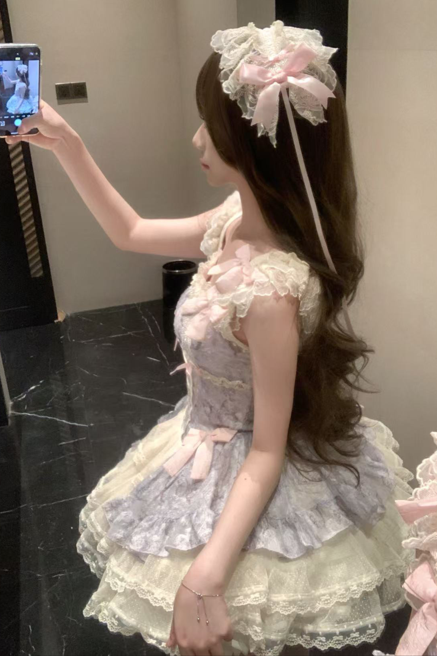 Butterfly Jacquard Sweet Princess Lolita Dress