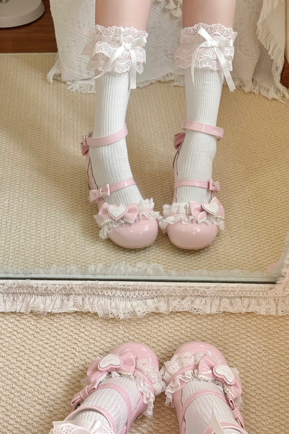 レースリボンロリータシューズ