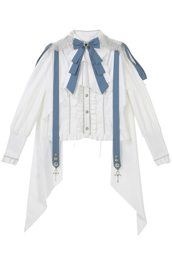 Star Night Style Shirt + Irregular Skirt