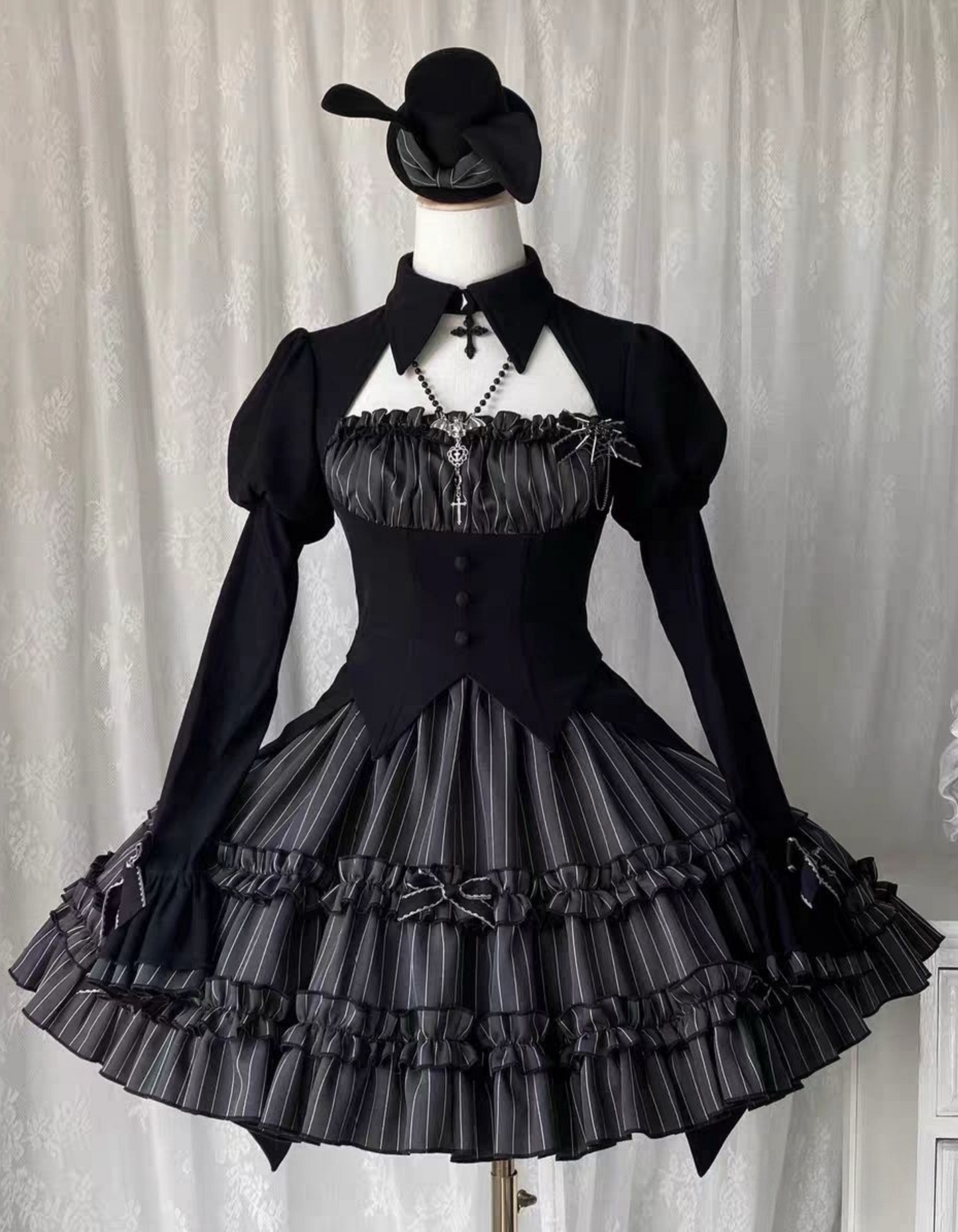 Rabbit Duke Gothic Lolita Dress + Bunny Ear Hat