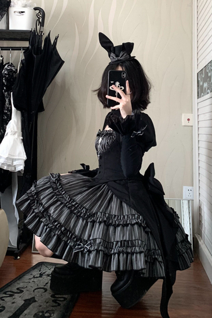 Rabbit Duke Gothic Lolita Dress + Bunny Ear Hat