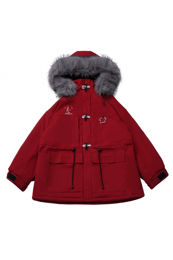 Christmas hood coat + shirt + sweatshirt + long skirt + pants