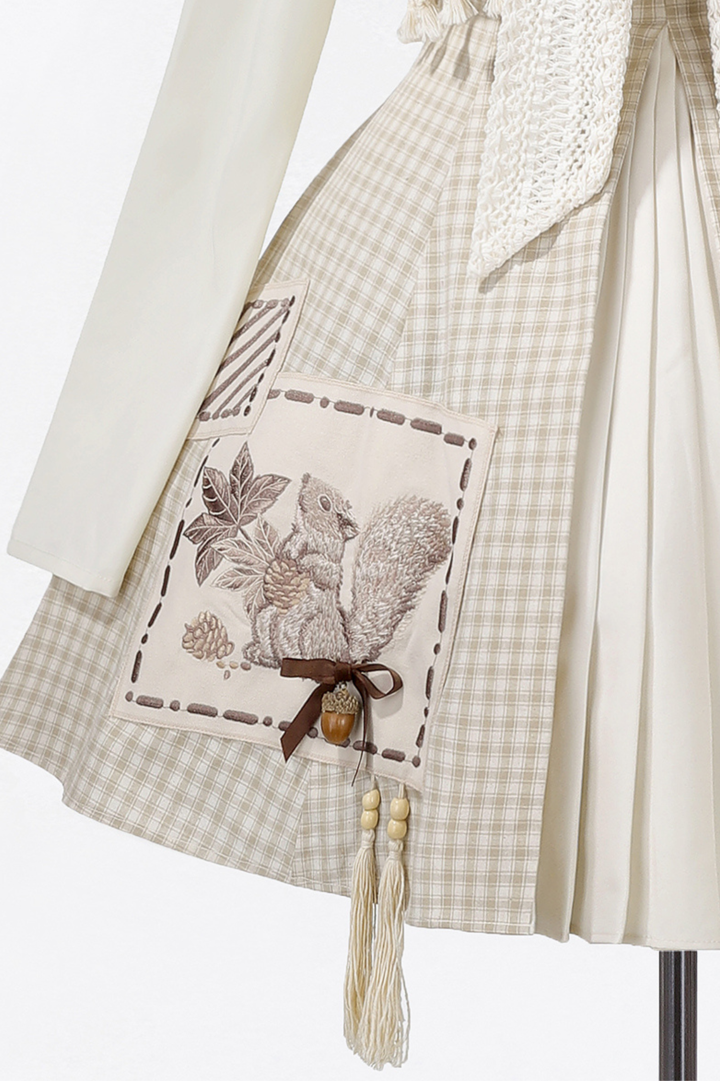 Retro Island Check Dress + Outerwear