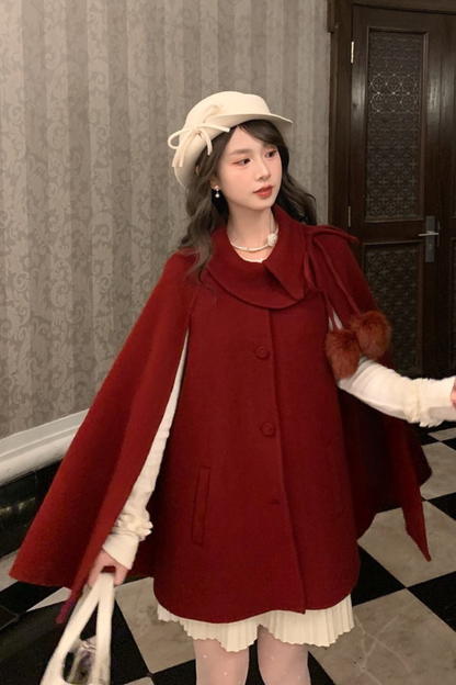 ガールスタイルケープコート