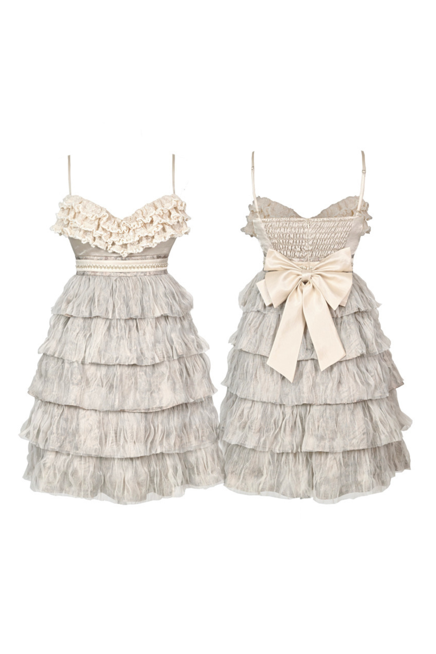 ナイトパーティーゴシックキャミソールドレス+ブローチ