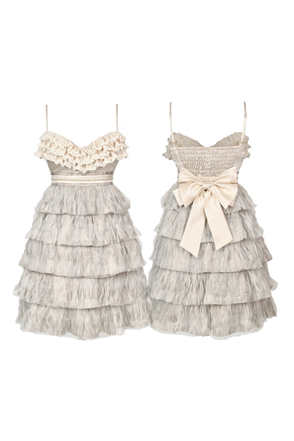 ナイトパーティーゴシックキャミソールドレス+ブローチ