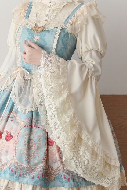 Stand collar princess sleeve Lolita blouse
