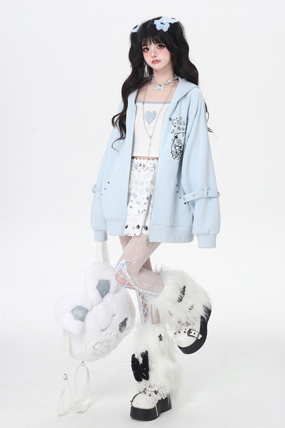 Cat Ear Hood Loose Hoodie