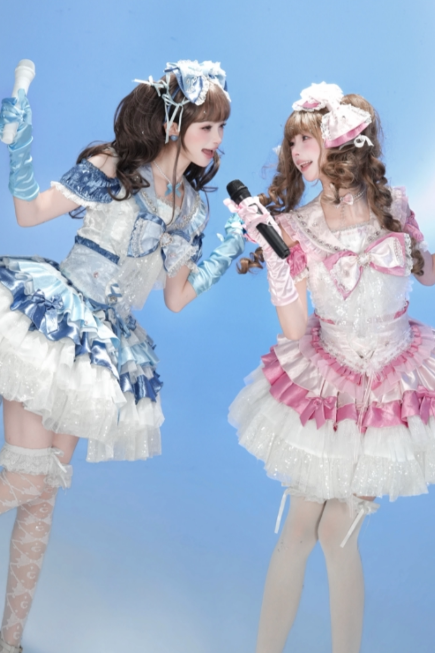 [Vorbestellung bis 23. März] Idol-Star-Lolita-Oberteil + Rock + Accessoires