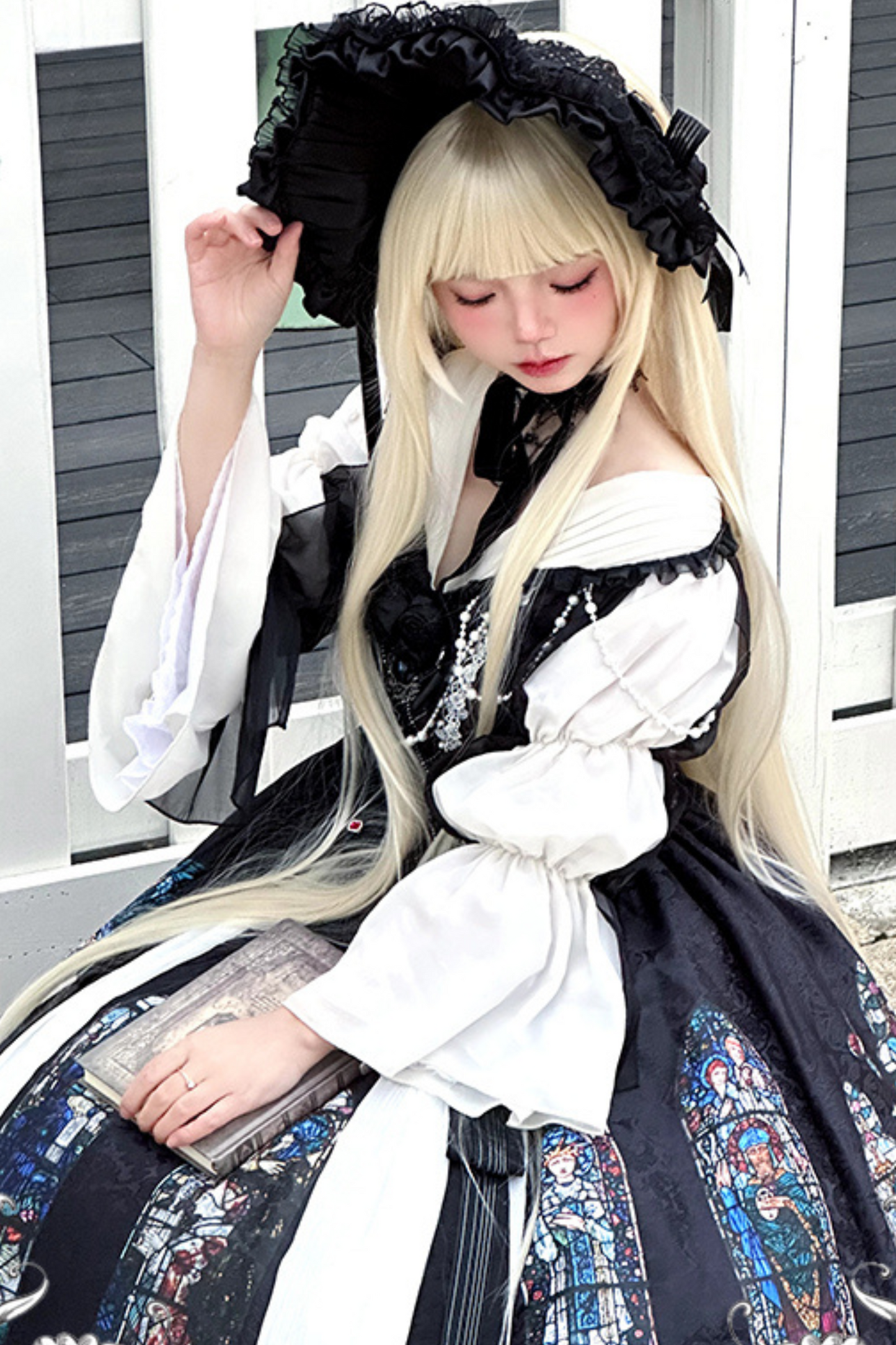 Classical Elegant Dark Gothic Kula Lolita Dress